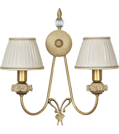 Lámpara de pared 2 luces 5175/2 Flores De Diadema - Le...
