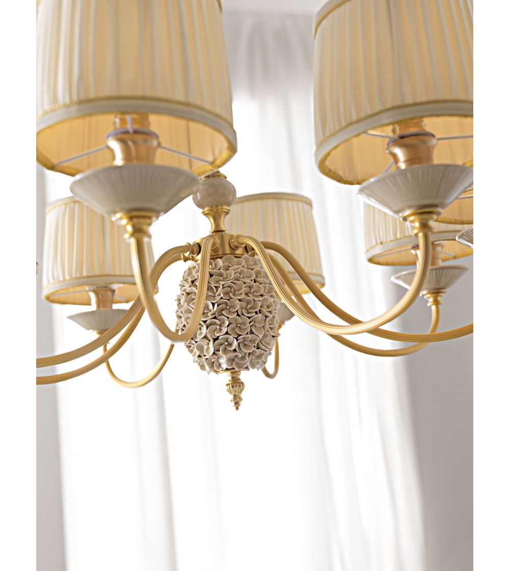 Lustre 5 Lumières 4838/5 Ortensia -...