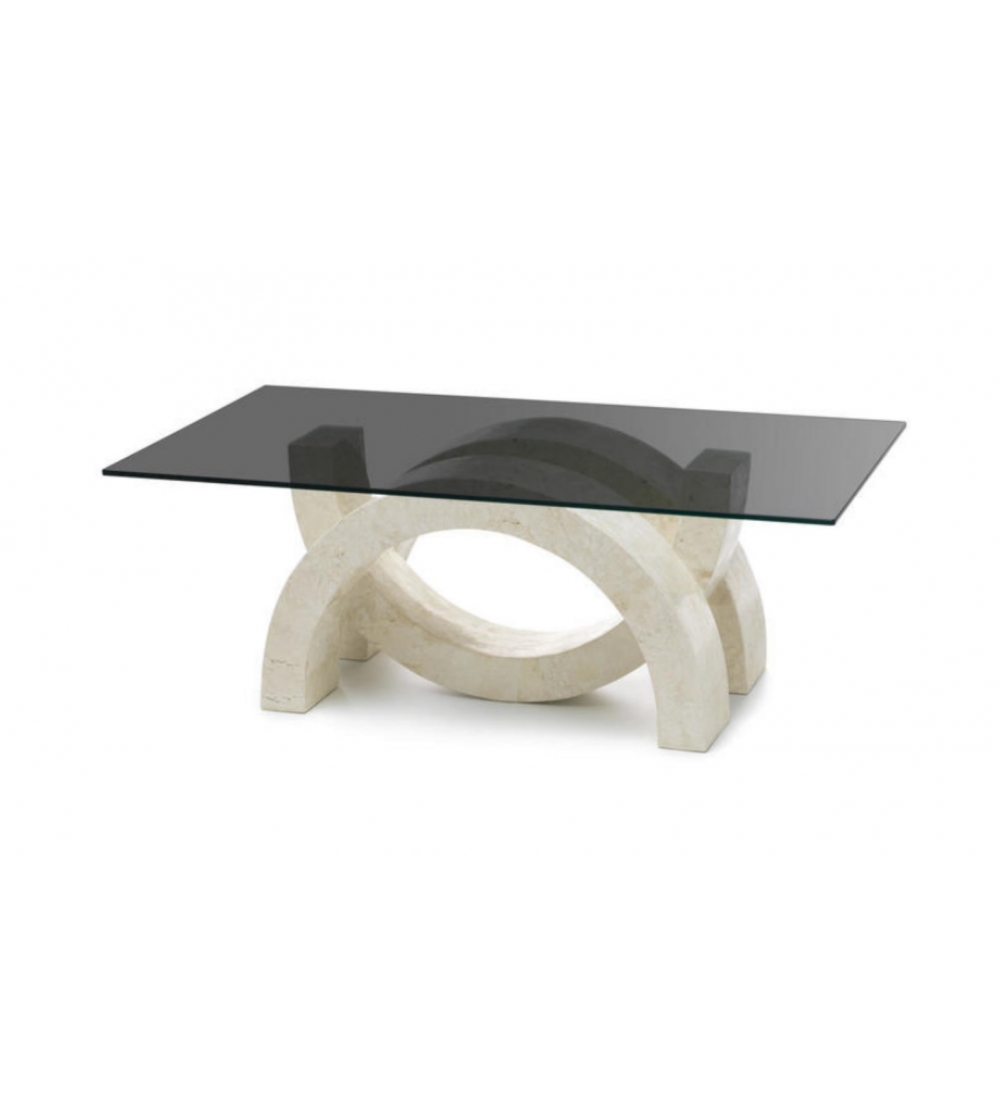 Stones -Olimpia White Agata Coffee Table