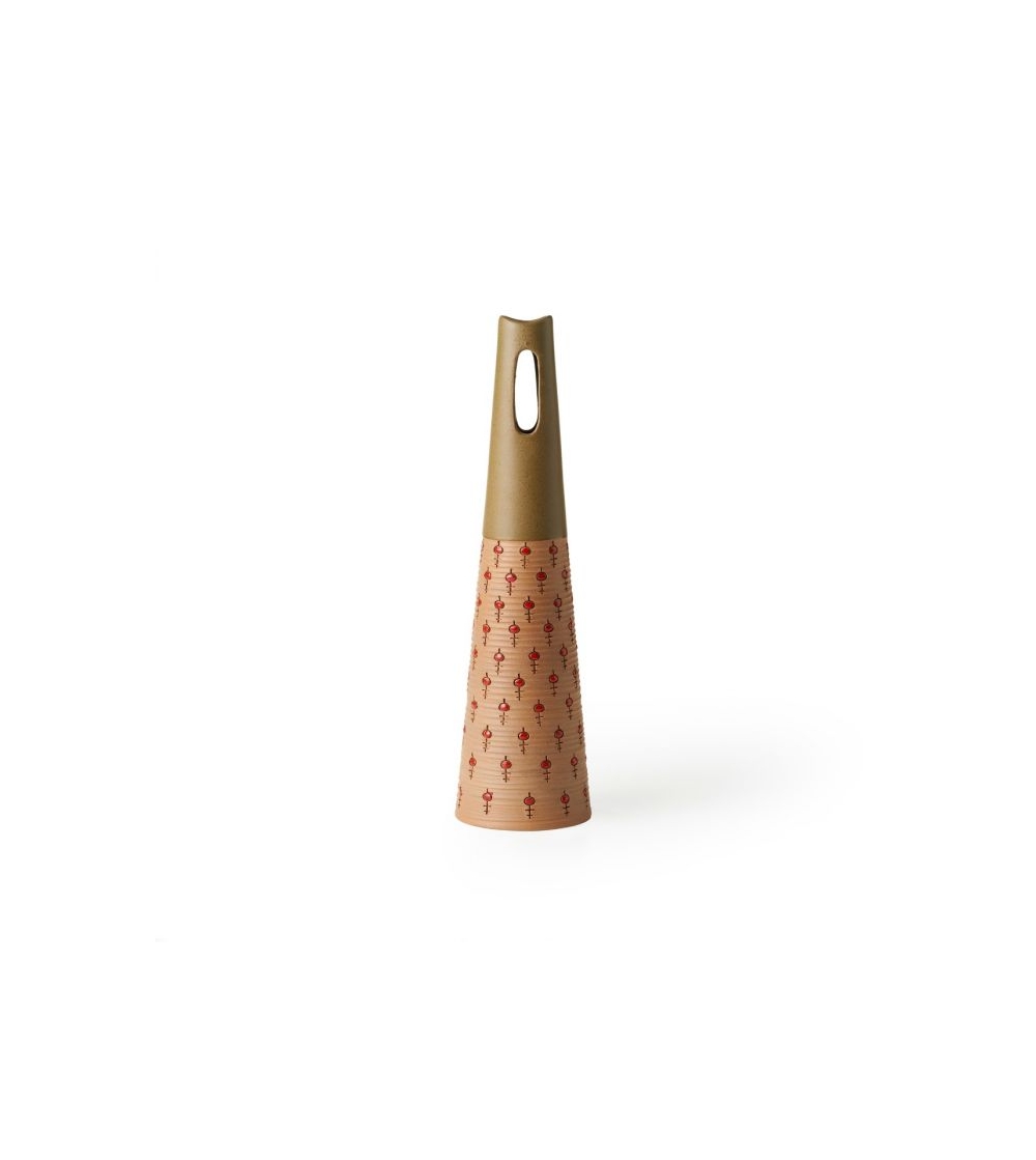 Bitossi Ceramiche Perforated conical Vase Aldo Londi