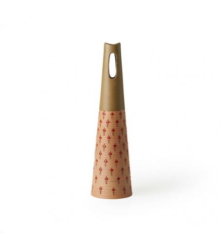 Bitossi Ceramiche Jarrón Cónico Perforado Aldo Londi