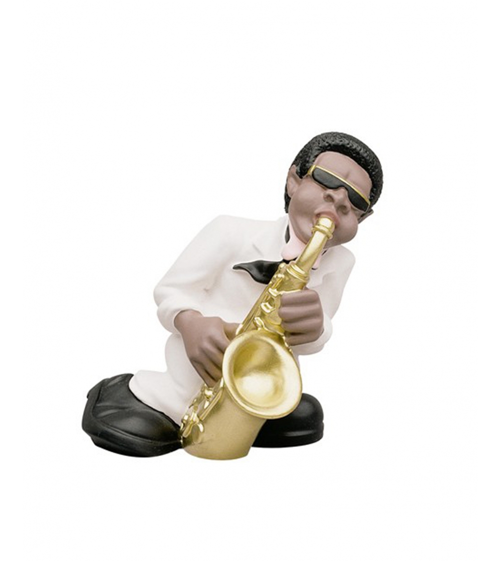 Antartidee Statuett  Jazz Saxophonist