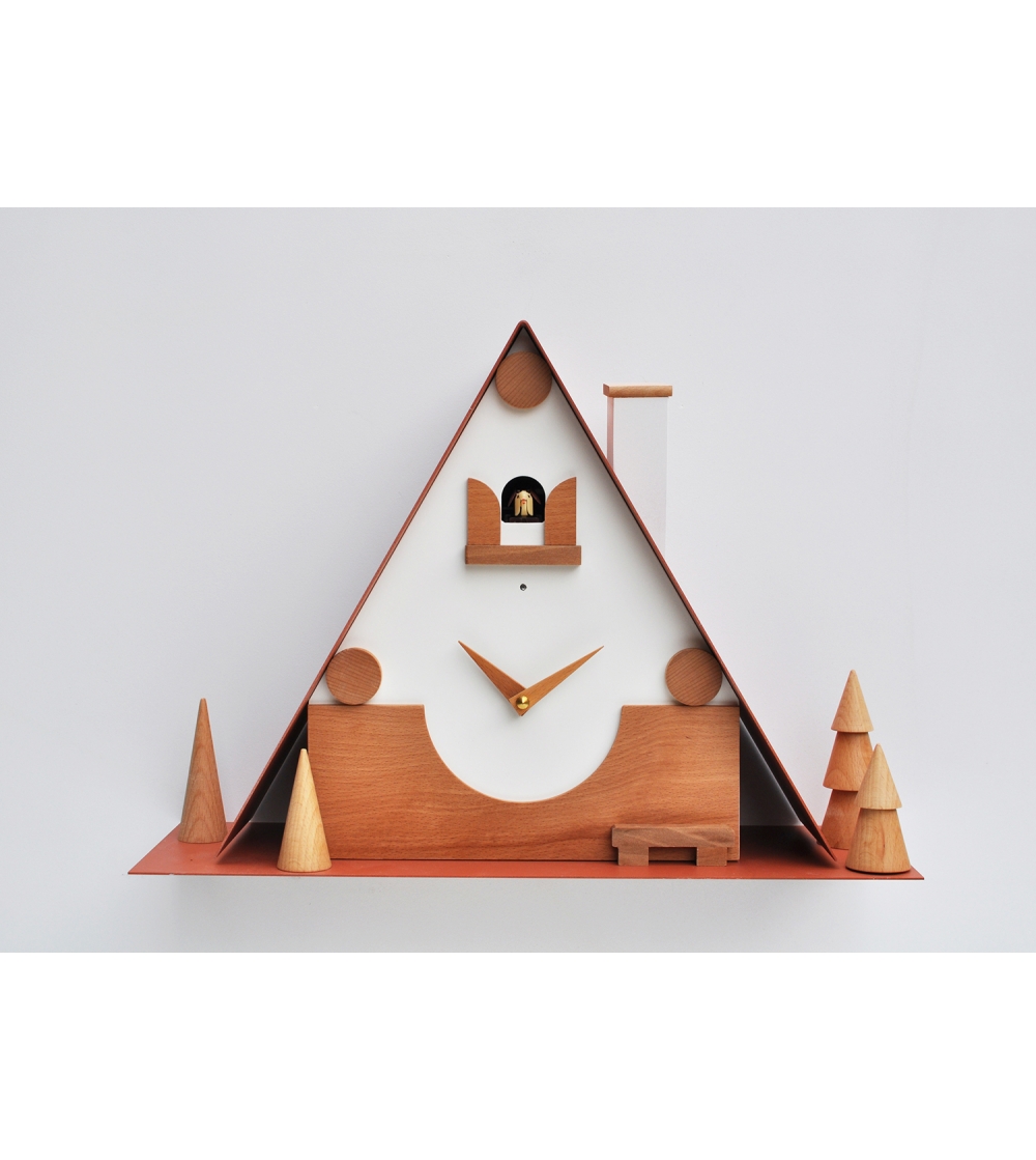 Rooster Fish Cuckoo Clock - Pirondini Italia