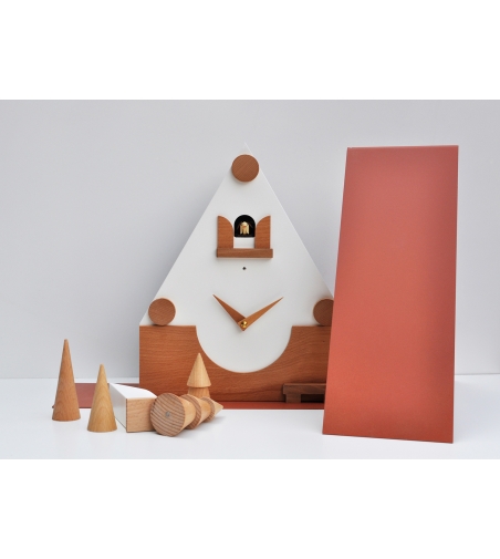Horloge à Coucou Poisson Coq- Pirondini Italia