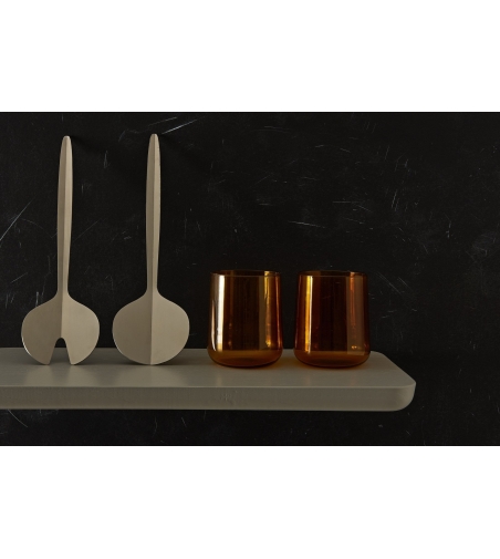 Set 4 Bicchieri In Vetro Crudo - Atipico
