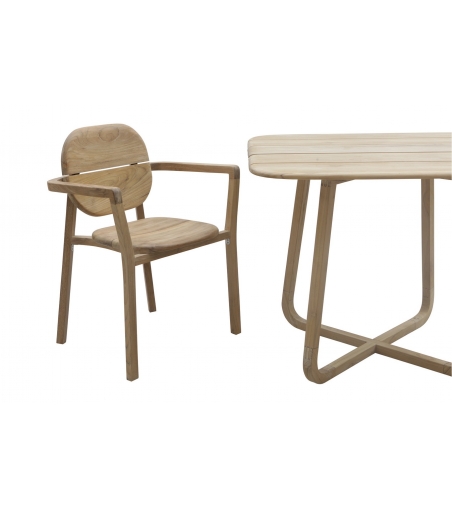 Il Giardino Di Legno - Pebbles Stackable Outdoor Armchair
