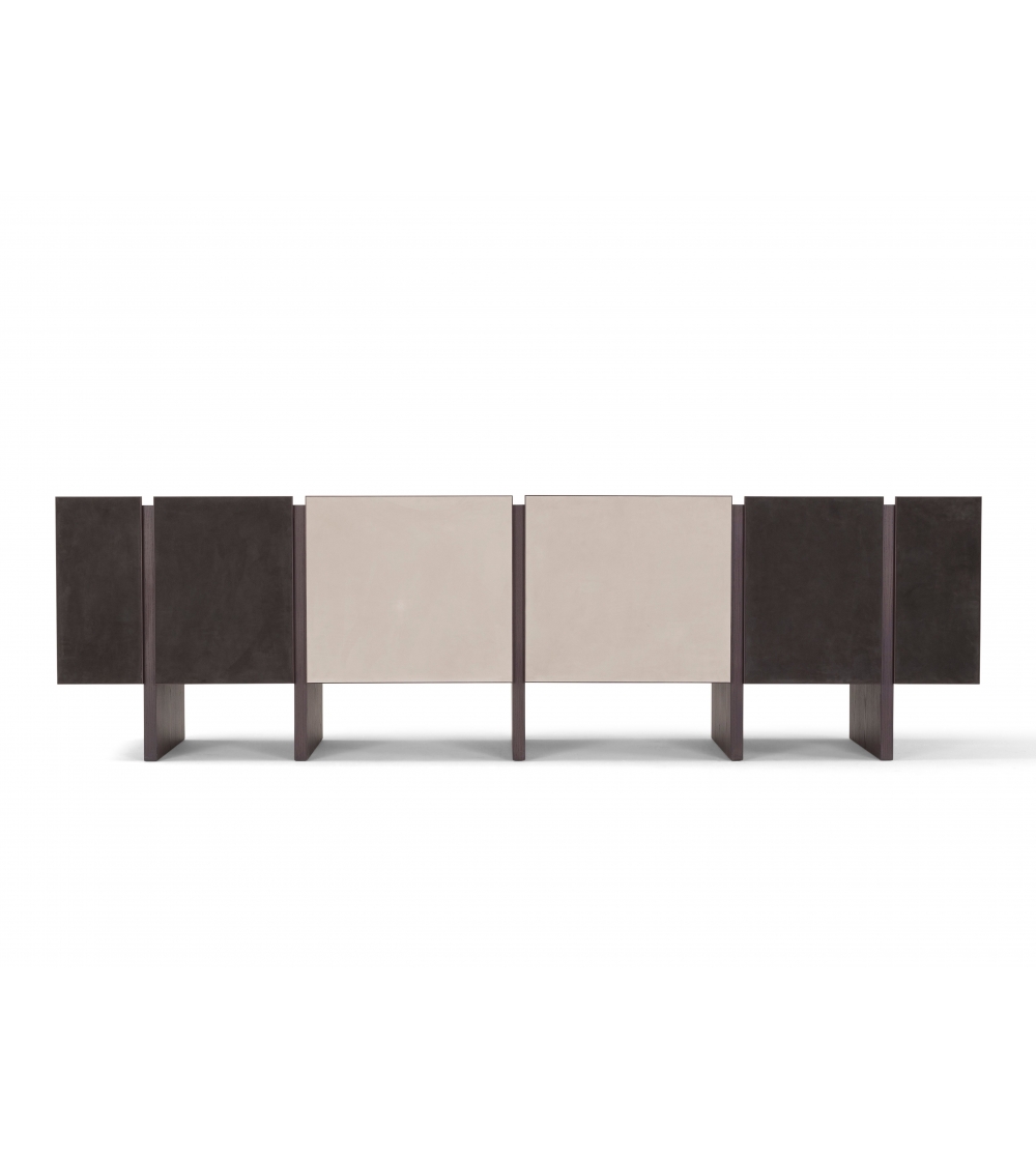 Sideboard With Leather Doors Parere 2 M06 - Amura