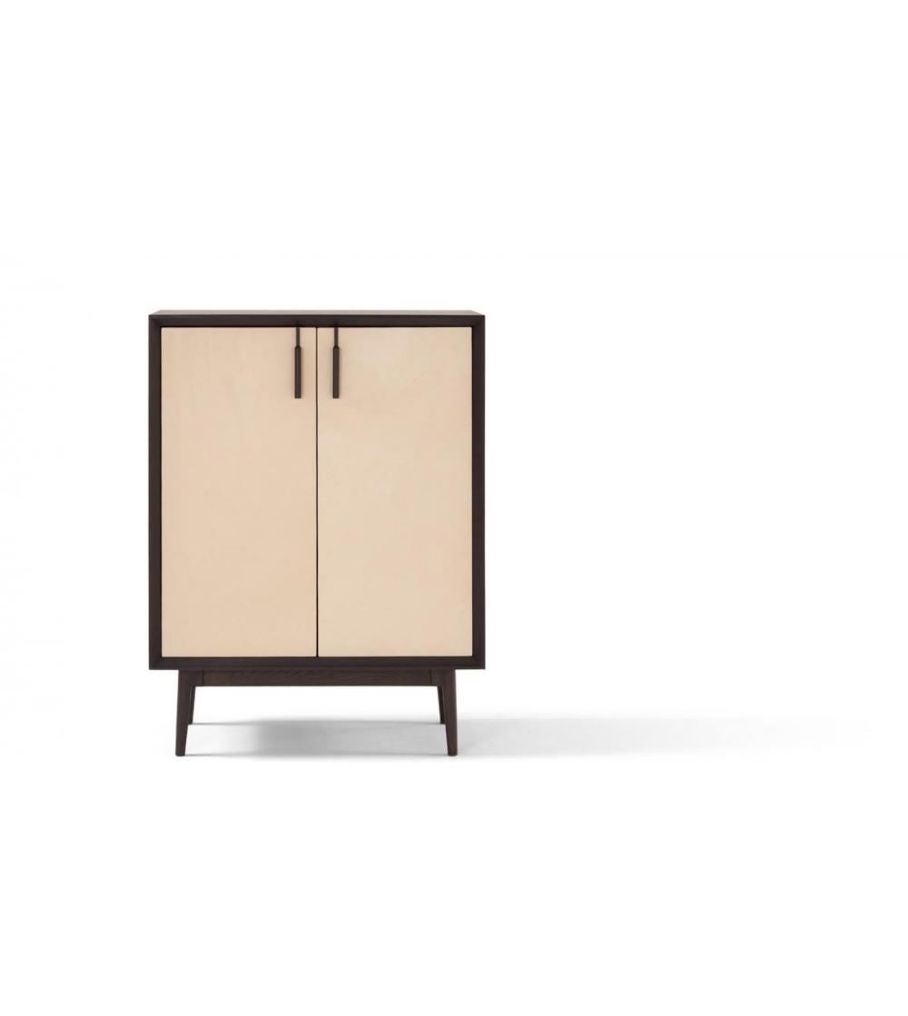 Theo Sideboard 474 With Leather Doors - Amura