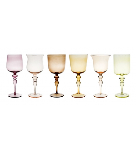 Ensemble 6 Verres Diseguale MCV1401 - Bitossi Home