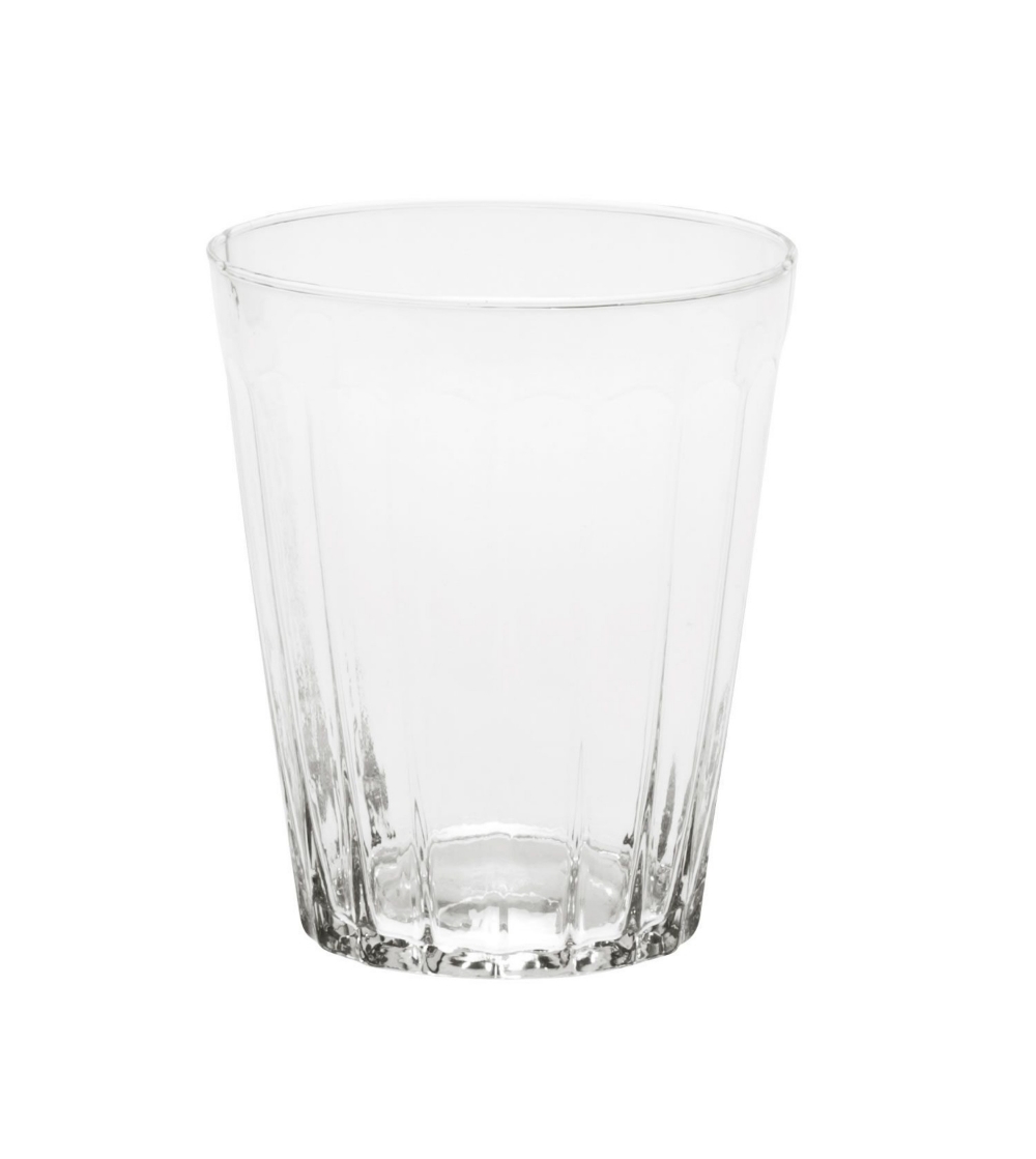 Set 6 Clear Water Glasses Lucca - Bitossi Home