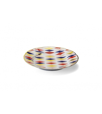 Teller Dessert Quadri Abracadabra - Bitossi Home 2