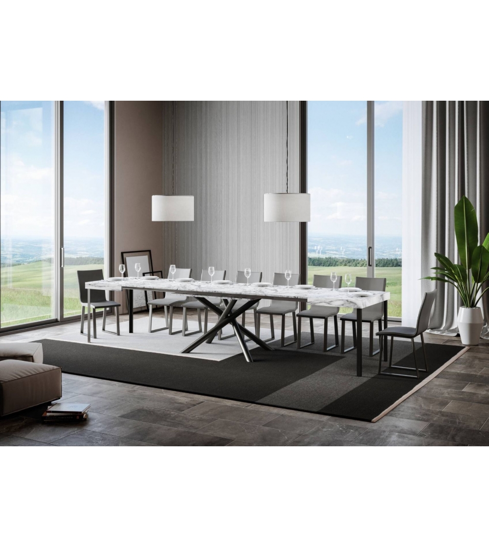 Vinciguerra Shop - Faxen Extendable Table From 130 To 390