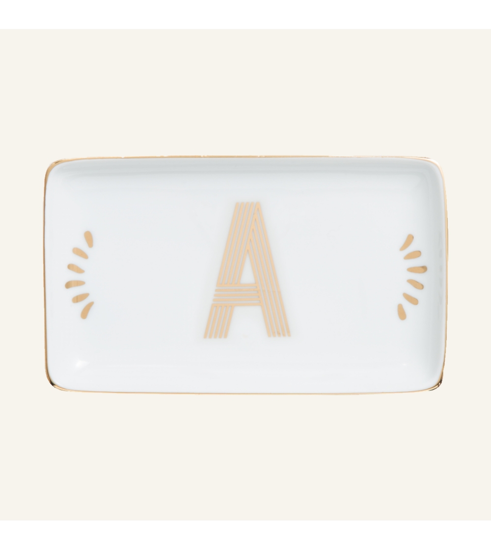 Bandeja rectangular letra A Lettering - Bitossi Home