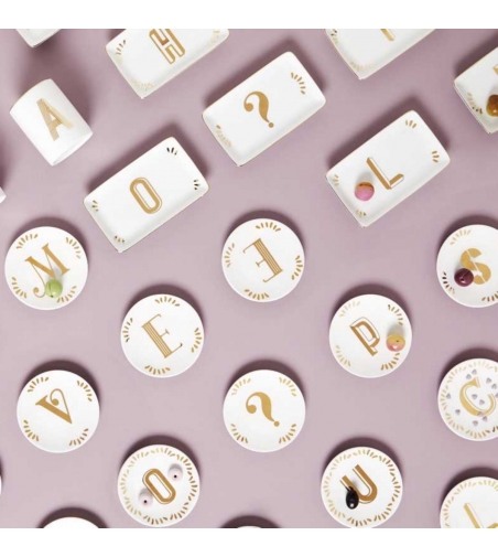 Platillo Letra A Lettering - Bitossi Home