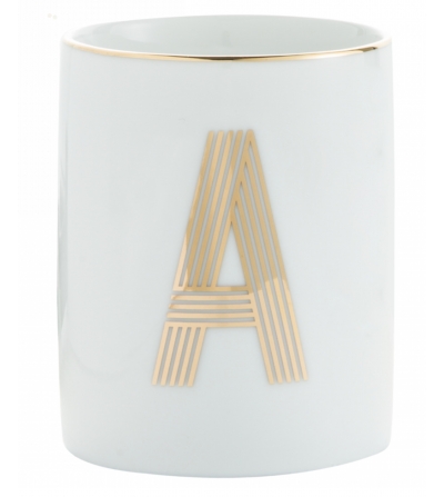 Bicchiere Lettera A Lettering - Bitossi Home