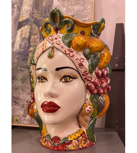 Testa Di Moro Céramique Artistique Sicilienne - Vinciguerra Shop
