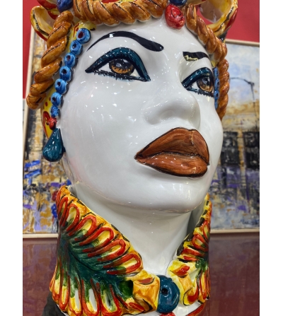Testa Di Moro Afro Ceramiche Artistiche Siciliane -... 2