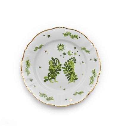 Plato Llano Floral La Tavola Scomposta - Bitossi Home