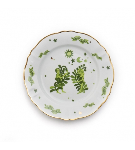 Plato Llano Floral La Tavola Scomposta - Bitossi Home