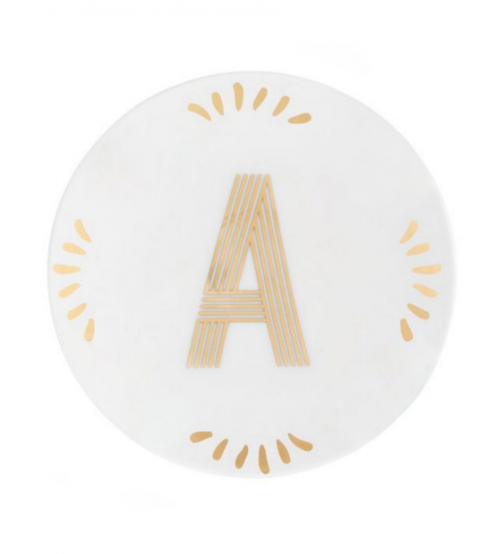 Saucer Letter A Lettering - Bitossi Home