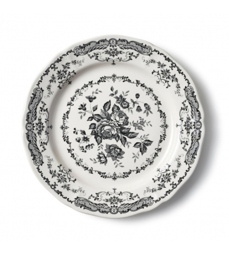 Vassoio Tondo Nero Rose - Bitossi Home