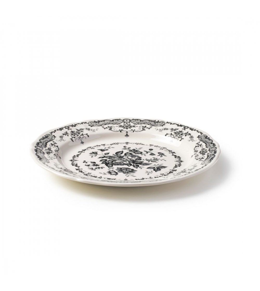 Vassoio Tondo Nero Rose - Bitossi Home