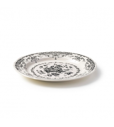 Vassoio Tondo Nero Rose - Bitossi Home
