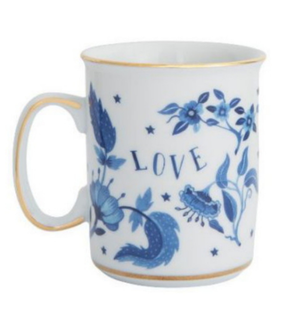 Blaue Blumen Tasse - Bitossi Home