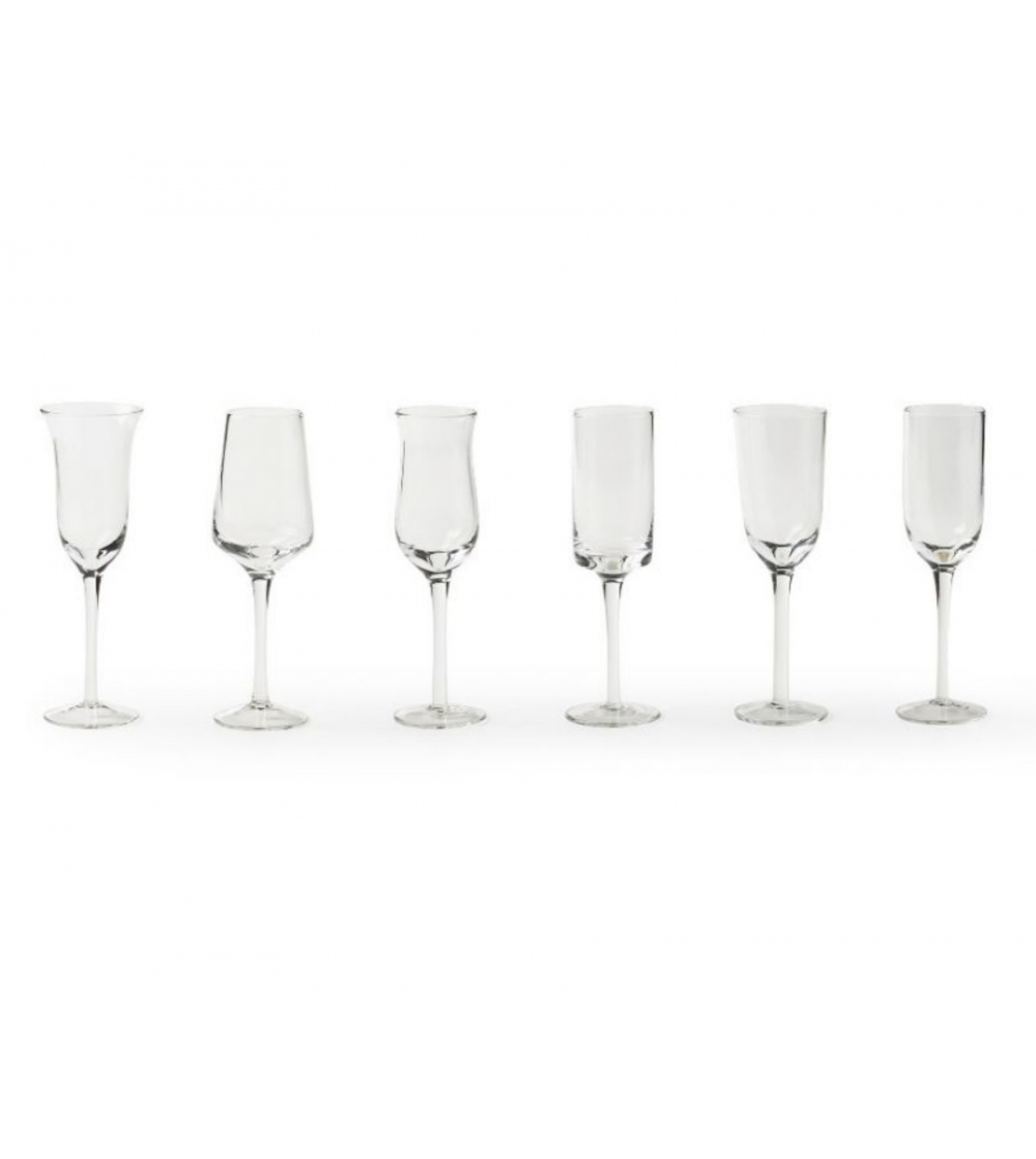 Set mit 6 Grappa-Gläsern Diseguale - Bitossi Home