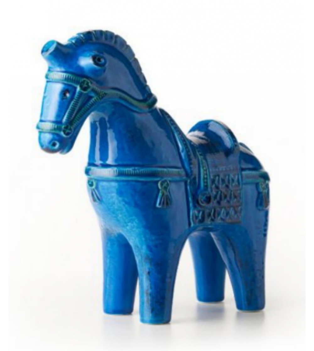 Figur mittelgroßes Pferd Aldo Londi Bitossi Ceramiche
