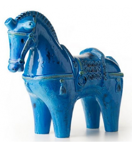 Figura Caballo Alto Aldo Londi Bitossi Ceramiche