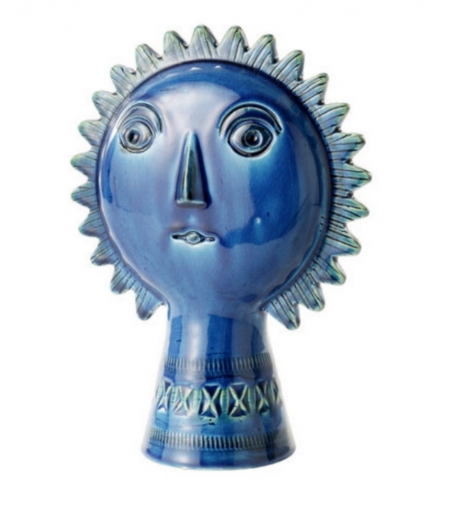 Bitossi Ceramiche Figur Sonne Serie Rimini Aldo Londi