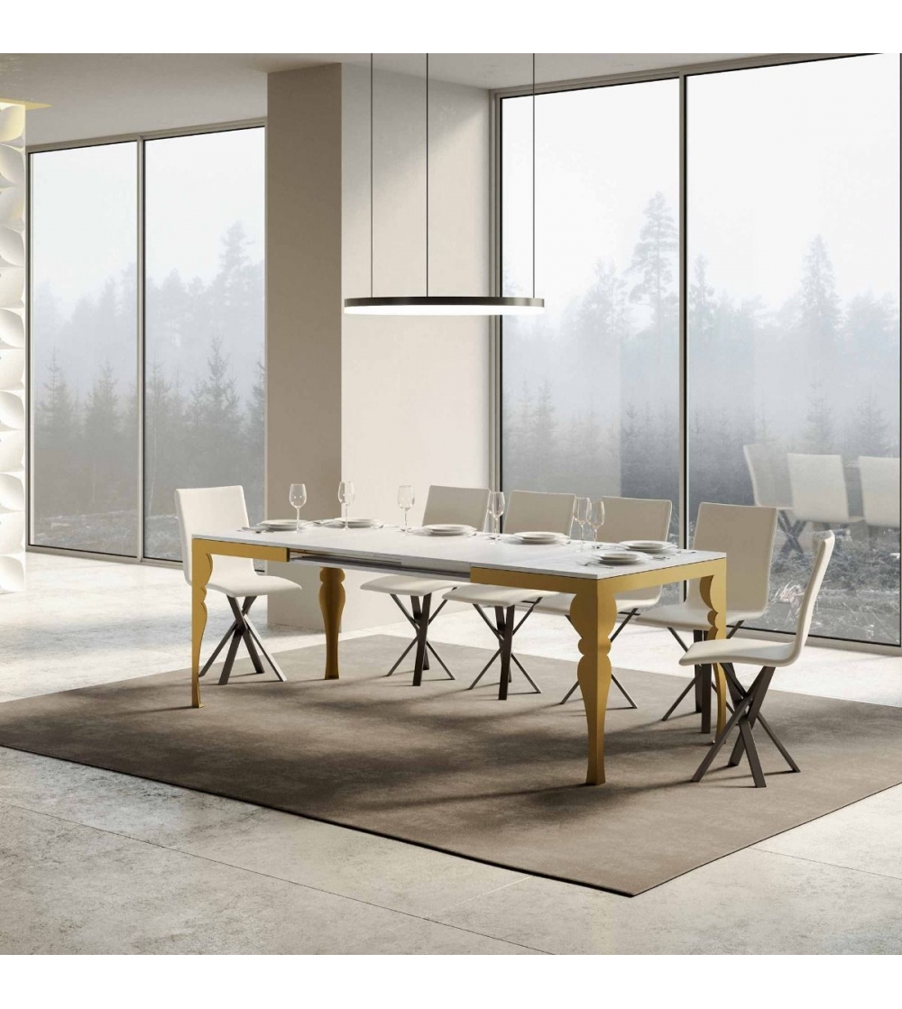 Vinciguerra Shop - Modern Pamo 120 Table Extendable To 224