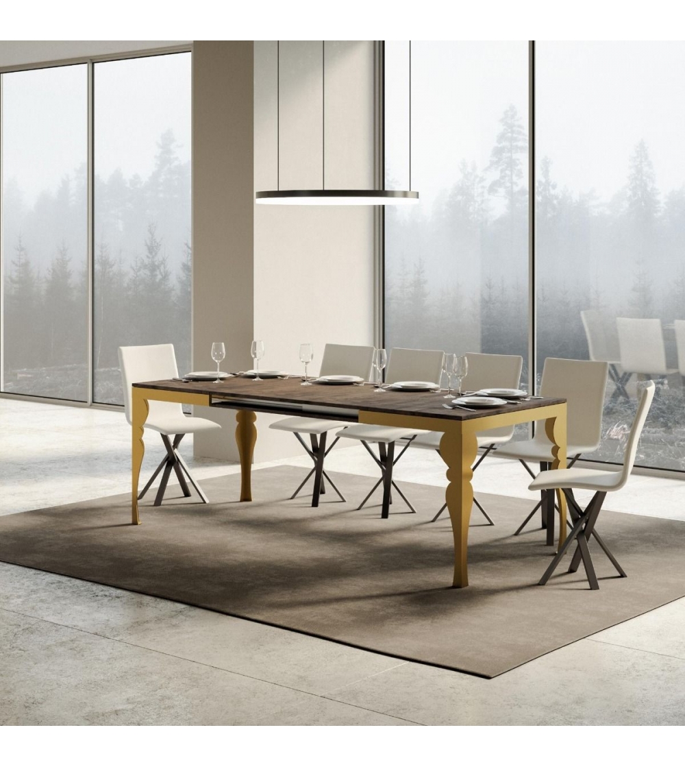 Vinciguerra Shop - Design Pamo 120 Tisch Ausziehbar Auf 380