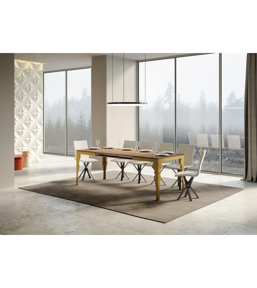 Vinciguerra Shop - Design Pamo 120 Tisch Ausziehbar Auf 380