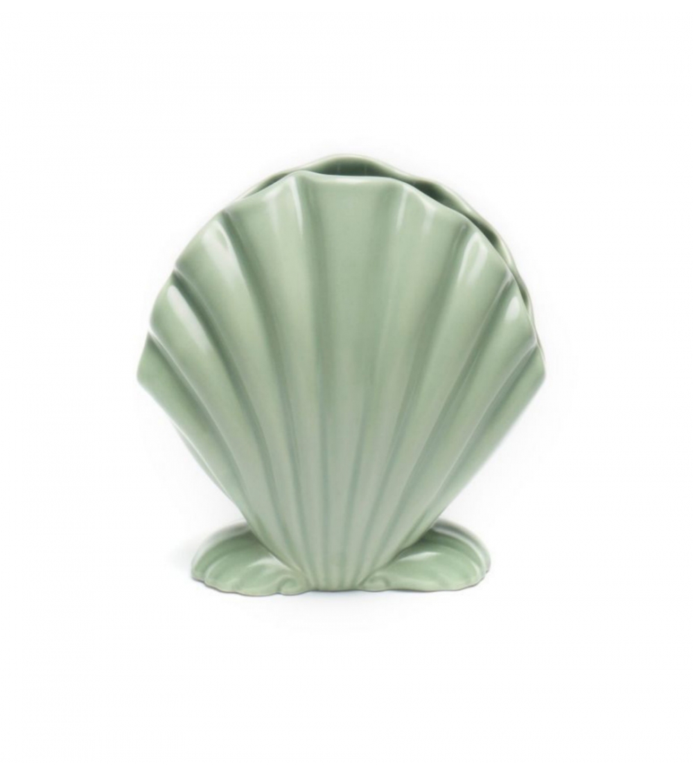 Green Seashell Vase La Tavola Scomposta - Bitossi Home