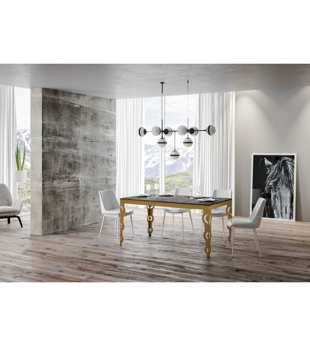 Table Finland Gold 120 Extensible À...