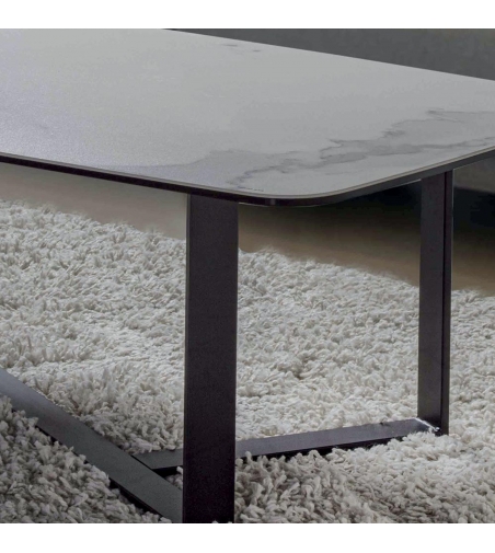 Tavolino In Vetro Ceramica Epicentro 844 - La Seggiola