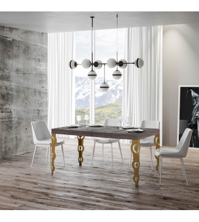Tavolo Nuovo Finland Gold 180 Allungabile A 284 -...