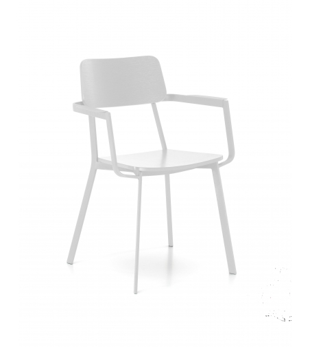 Stones - Set of 4 Woody Chairs With Armrests
