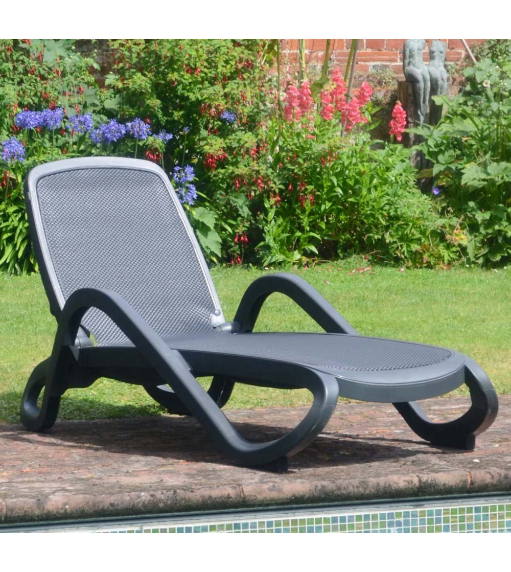 Sun Lounger Alba Bed 1120/9 - La Seggiola