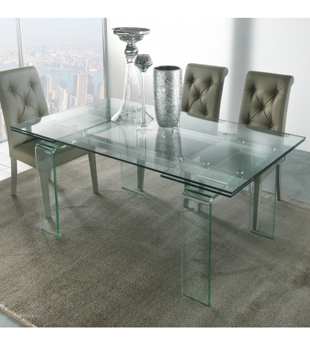 Extendable Glass Table La Seggiola