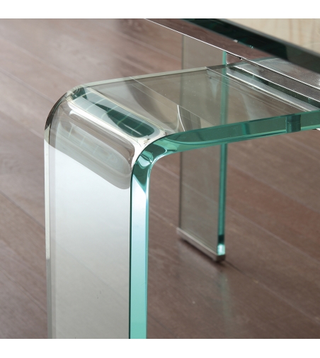 Mesa de Cristal Extensible La Seggiola