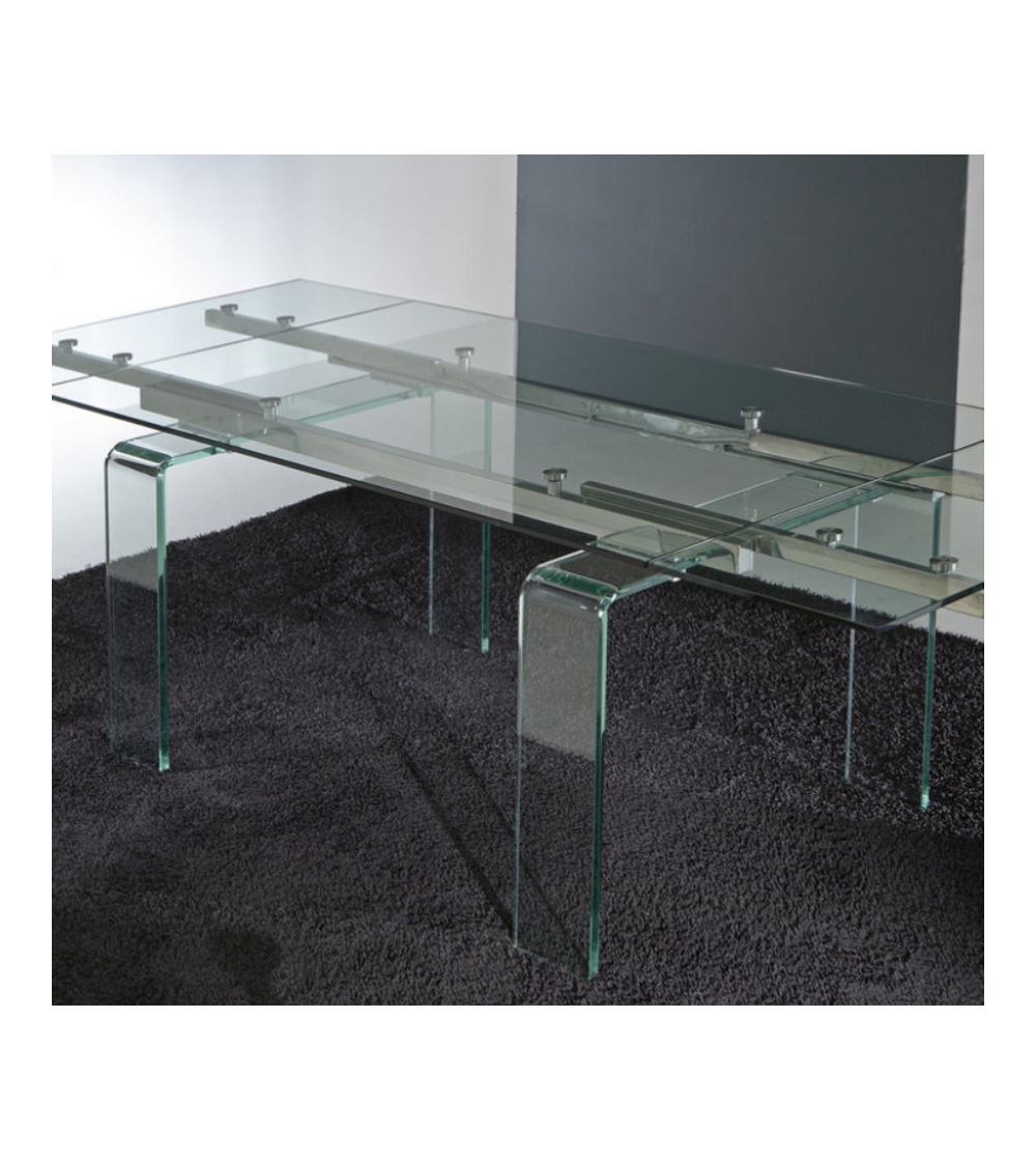 Extendable Glass Table La Seggiola
