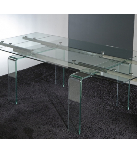 Extendable Glass Table La Seggiola