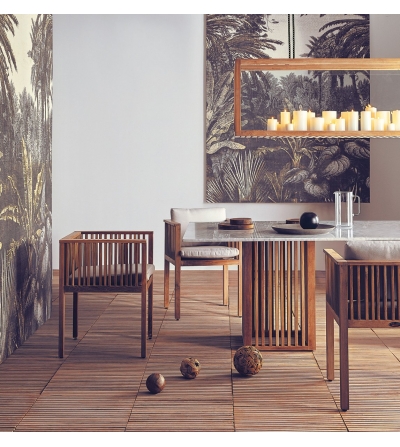Code Marble Square Table - Il Giardino Di Legno 2
