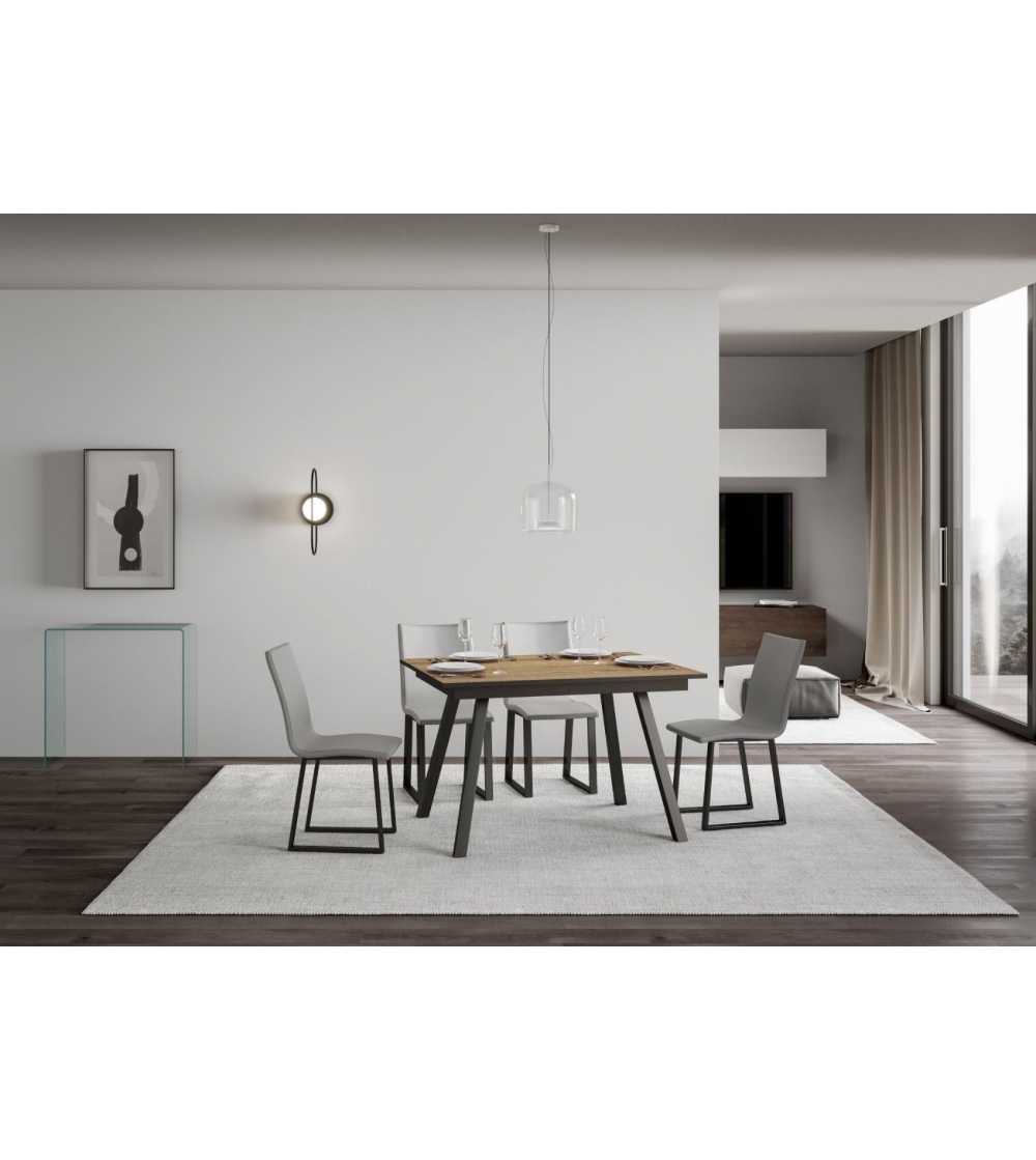 Table Rusty 120 Extensible  - Vinciguerra Shop