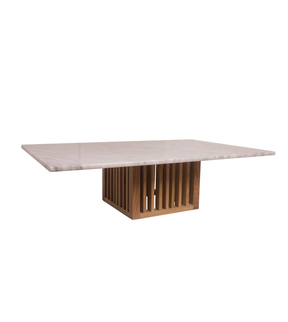 Code Rectangular Coffee Table - Il Giardino Di Legno