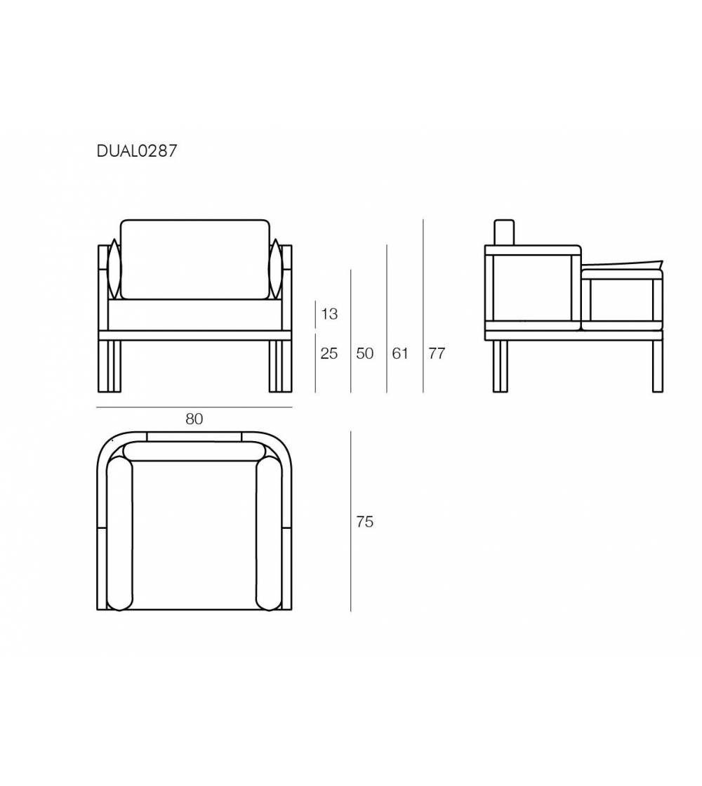 Sillón Dual - Il Giardino Di Legno