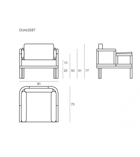Sillón Dual - Il Giardino Di Legno